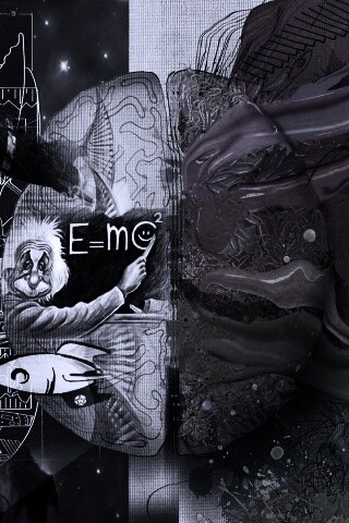 Логика против креатива обои