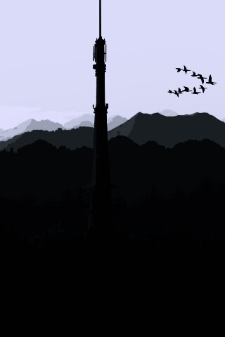 Зеленые горы обои