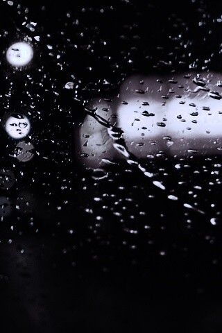 Дождь на стекле обои