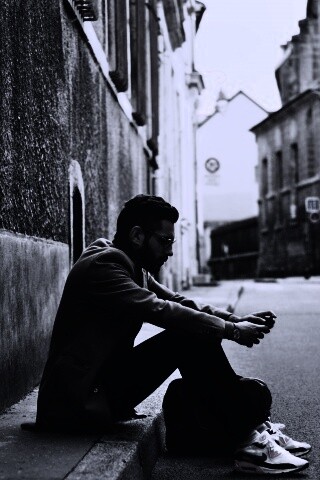 Хипстер с телефоном обои