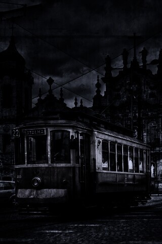 Старинный трамвай обои