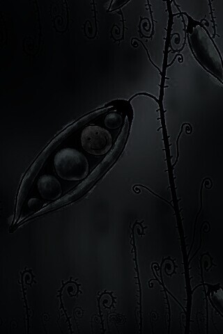 Мультяшная горошина обои