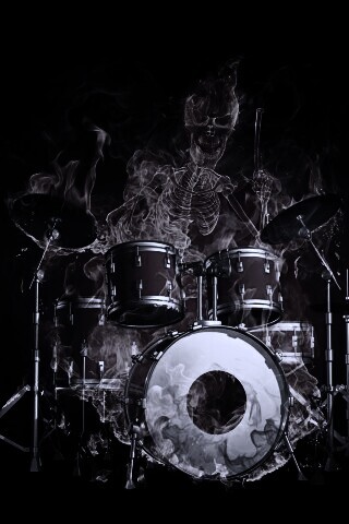 Огненный барабанщик обои