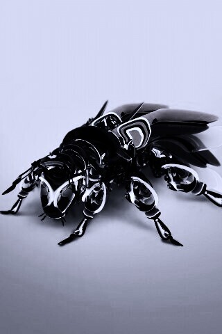 Кибер муха обои