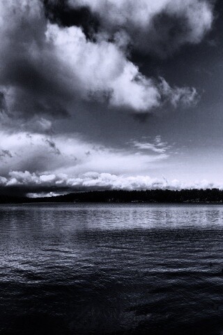 Штиль над озером обои