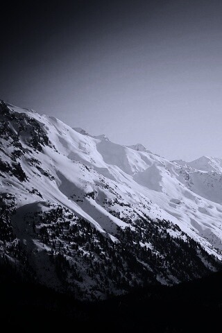 Горные вершины зимой обои