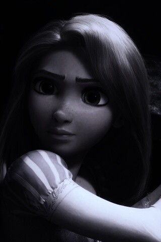 Рапунцель с сковородкой обои