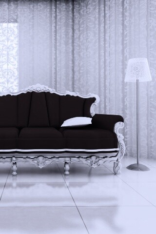 Диван в стиле ампир обои