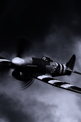 Истребитель времён Второй Мировой Войны обои