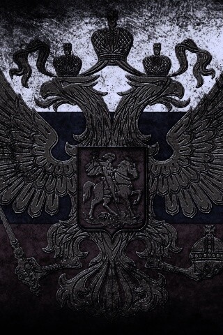 Флаг России в стиле гранж обои