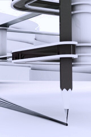 Фантазия карандаша обои