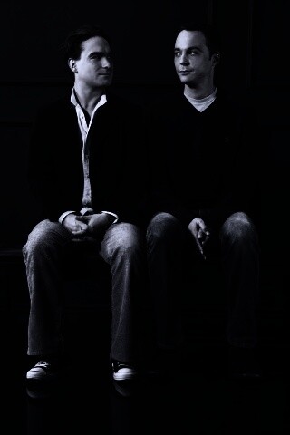 Шелдон Купер и Леонард Хофстедер обои