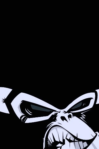 Злая обезьяна обои