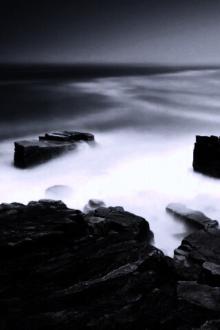 Прибрежные камни обои