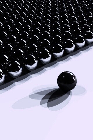 Металлические шарики обои