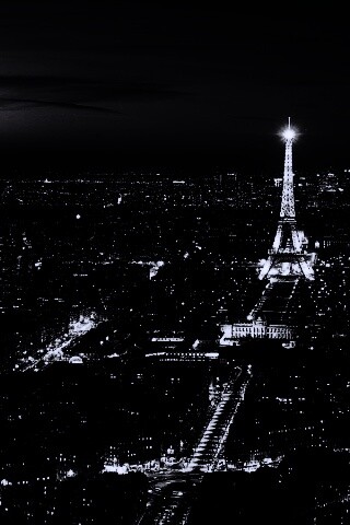 Ночной париж обои