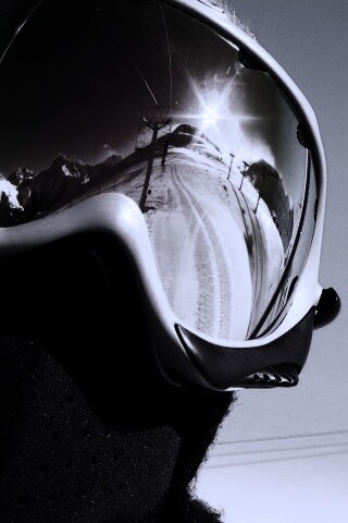 Маска сноубордиста обои