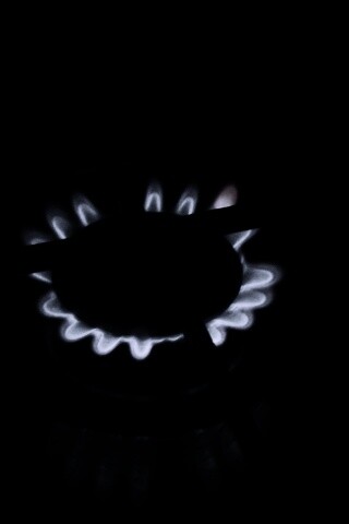 Огонь газовой горелки обои