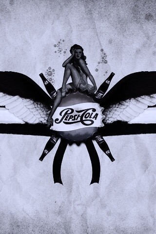 Пепси-Кола в стиле ретро обои