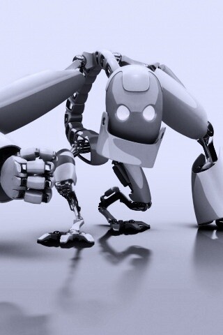 Крадущийся робот обои