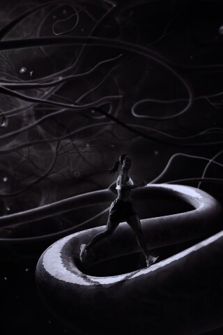 Бег крови обои