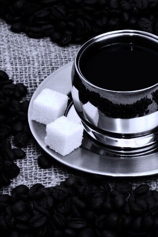 Кофе с сахаром обои