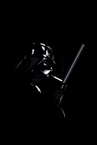 Дарт Вейдер прикуривает от меча обои