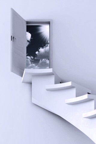 Лестница в небо обои