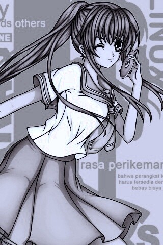 Ubuntu  в аниме обои