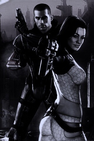 Шепард и Миранда обои