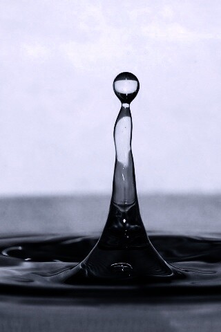 Падение капли обои