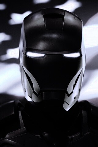 Железный человек на фоне американского флага обои