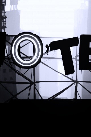 Мальчик из Limbo на вывеске "Hotel" обои