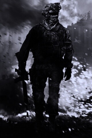 Солдат из modern warfare 2 обои
