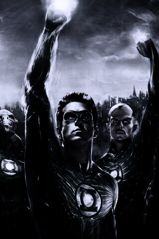 Зеленый фонарь обои