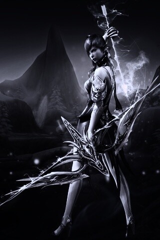 Эльфийка из Aion обои