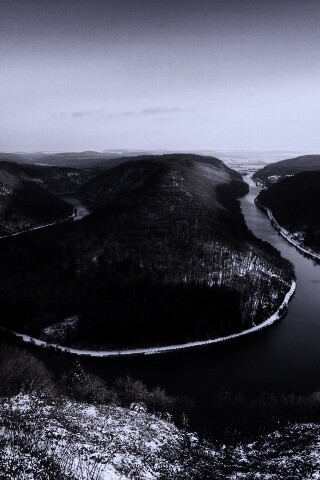 Изгиб реки обои