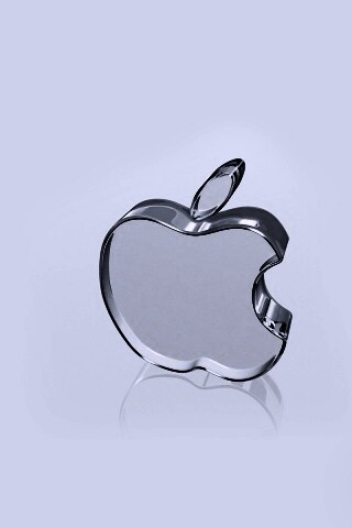 Стеклянный логотип Apple обои