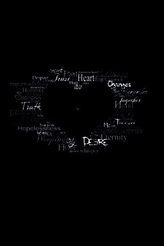 Слова о любви обои