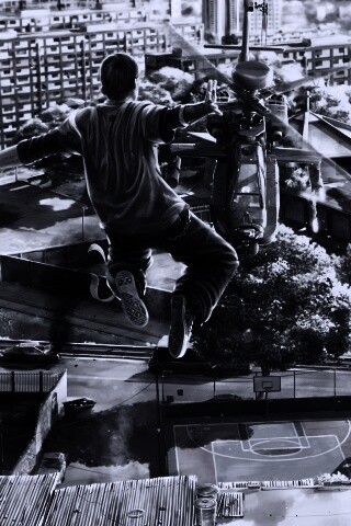 Прыжок обои