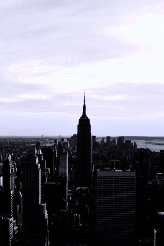 Вид на Нью-Йорк обои