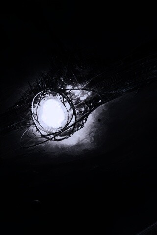 Зловещая космическая станция обои