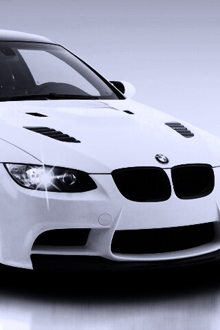 Белый БМВ обои