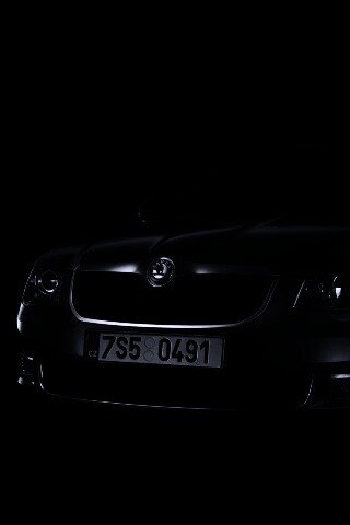 Шкода в темноте обои