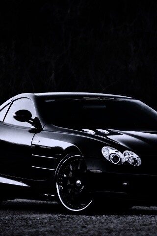 Черный мерседес обои