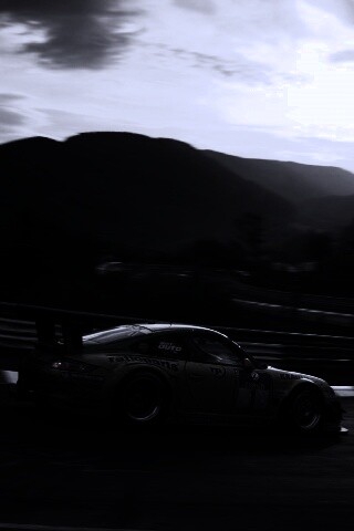 Гоночная трасса в горах и Порше обои