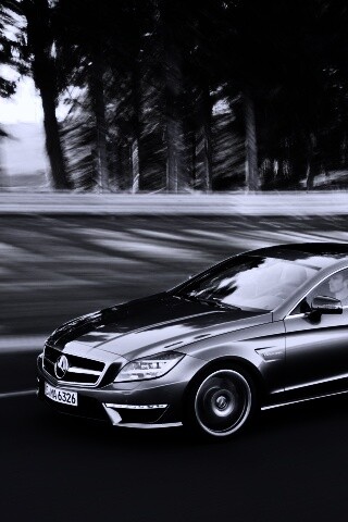 Мерседес в движении обои