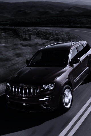 Jeep на дороге обои