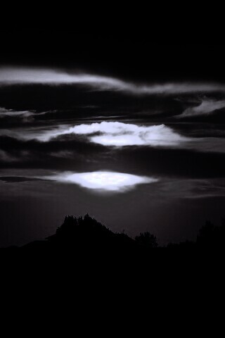 Оранжевый закат обои