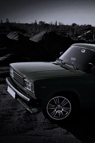 Кислотные жигули обои